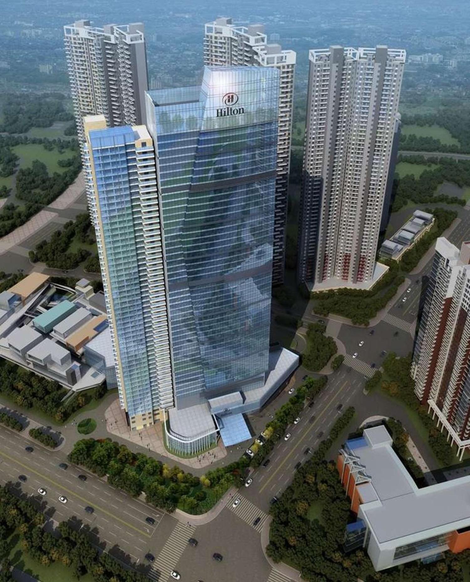Hilton Wuhan Yangtze Riverside Eksteriør billede